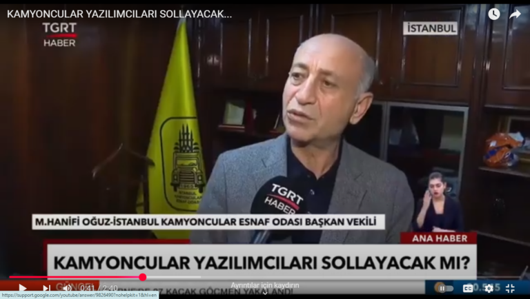 KAMYONCULAR YAZILIMCILARI SOLLAYACAK…