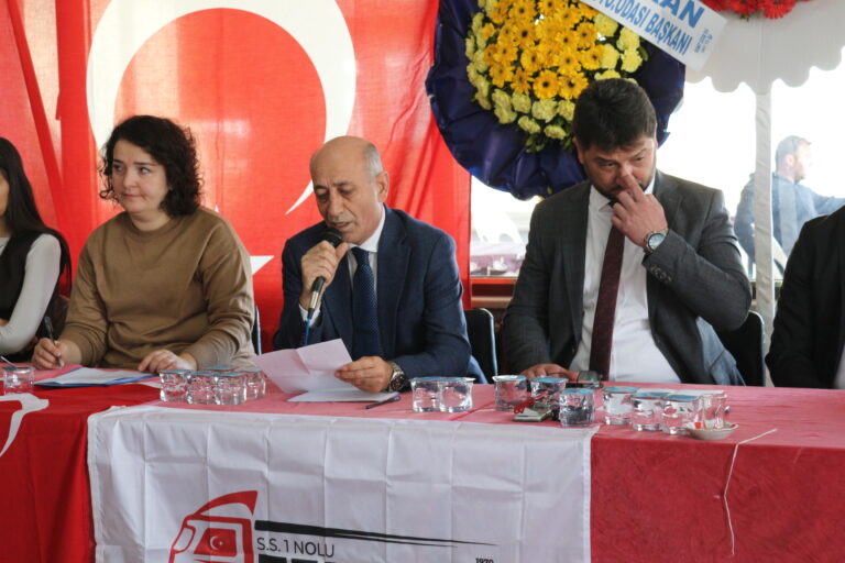 S.S. 1 Nolu Tekirdağ Lojistik Karayolu Yük Taşıma Kooperatifi Mali Kongresi Gerçekleştirildi