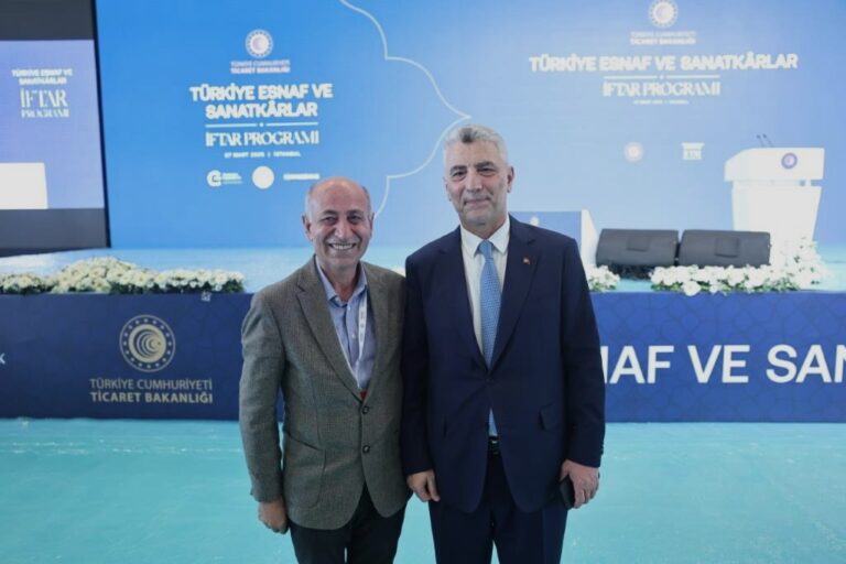 S.S. Tüm Motorlu Taşıyıcılar Kooperatifler Merkez Birliği Genel Başkanı M. Hanifi Oğus, T.C. Ticaret Bakanı Prof. Dr. Ömer Bolat ile Görüştü