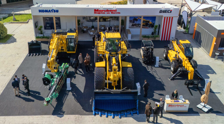 Marubeni Dağıtım ve Servis; Komatsu, Dieci, Crown ve Montabert Markaları ile Mermer Sektöründeki Farklı Çözümlerini Sergiliyor!