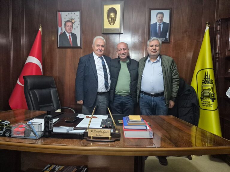 Haydarpaşa Yük Taşıma Kooperatifi’nden Oda Başkanı Oğus’a Ziyaret